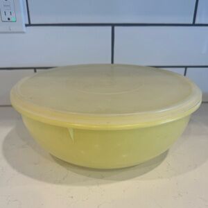 Vintage Tupperware Large Fix N Mix Bowl 274-5 with Sheer Lid 6.5 Qt